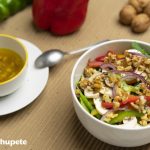 Ensalada de espinacas multicolor. Una explosión de sabores y colores