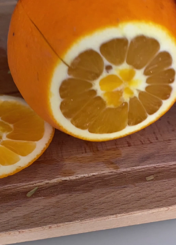 Ensalada malagueña de bacalao y naranja. Sencilla y sabrosa