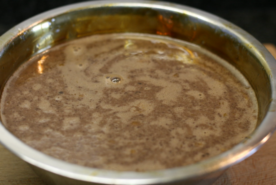 Flan de chocolate