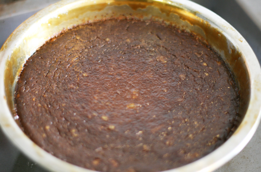 Flan de chocolate