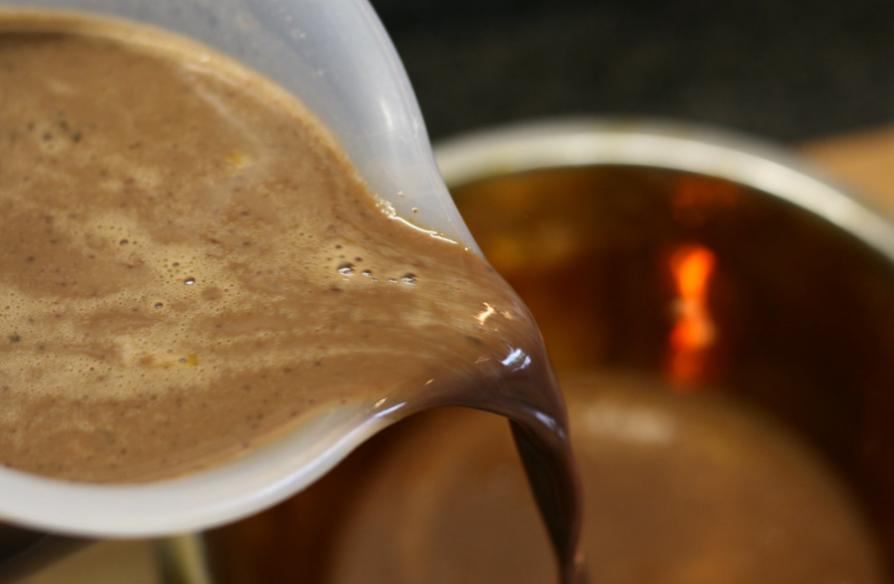 Flan de chocolate