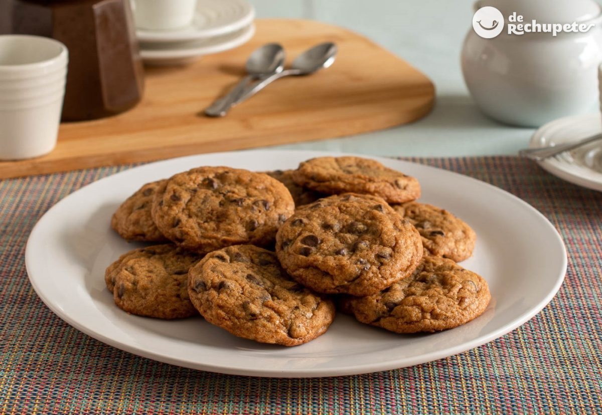 Cookies americanas estilo Chips Ahoy. La auténtica receta
