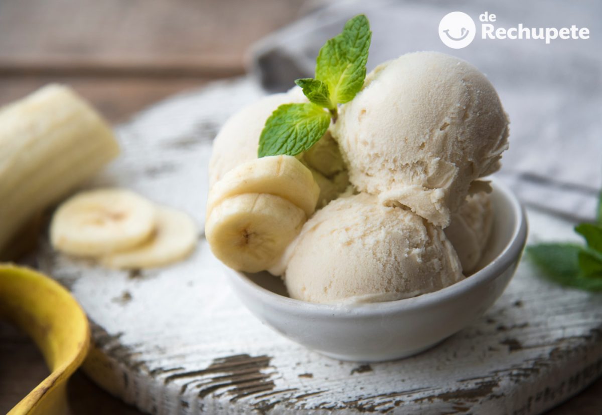 Helado de plátano. Un postre saludable y rápido