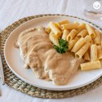 Lomo al Pepe. Filetes de cerdo en salsa de pimienta