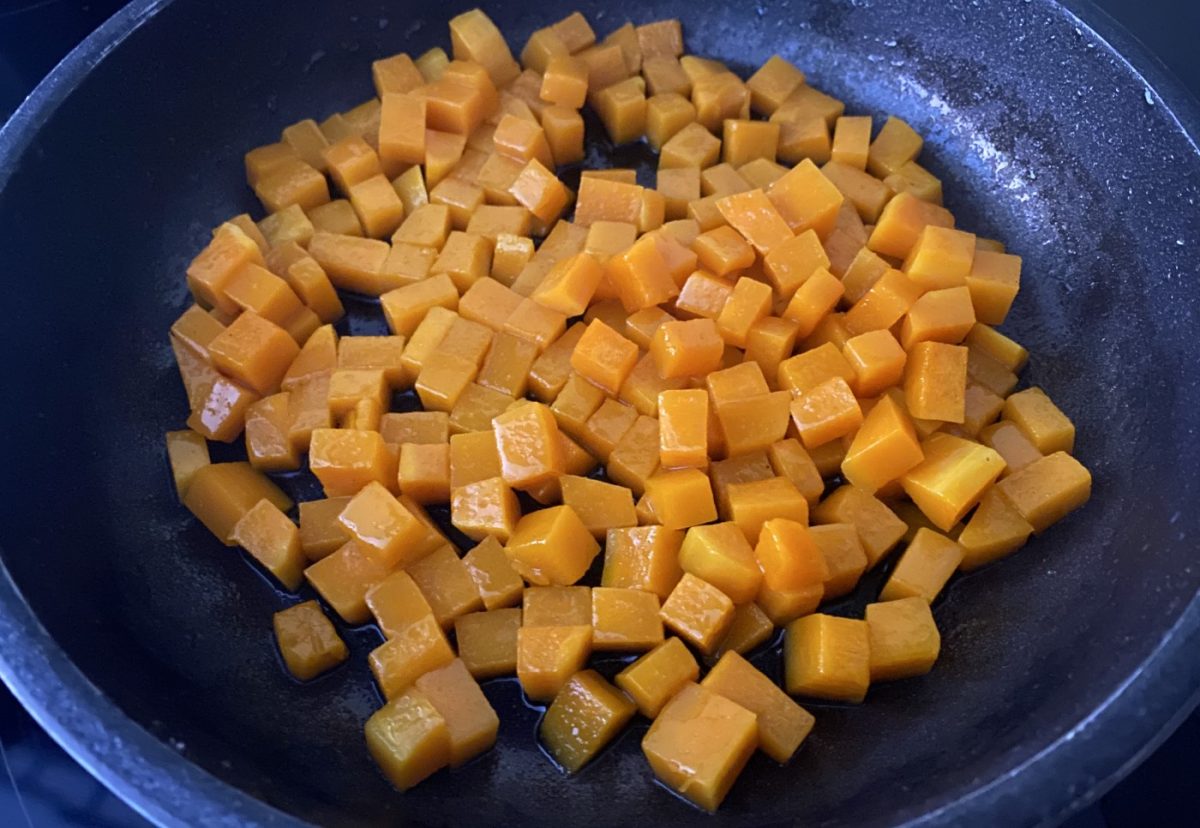 Quiche de calabaza y cebolla caramelizada. Deliciosa e irresistible receta paso a paso