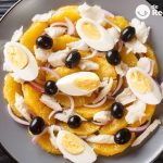 Remojón andaluz. Ensalada de bacalao y naranja