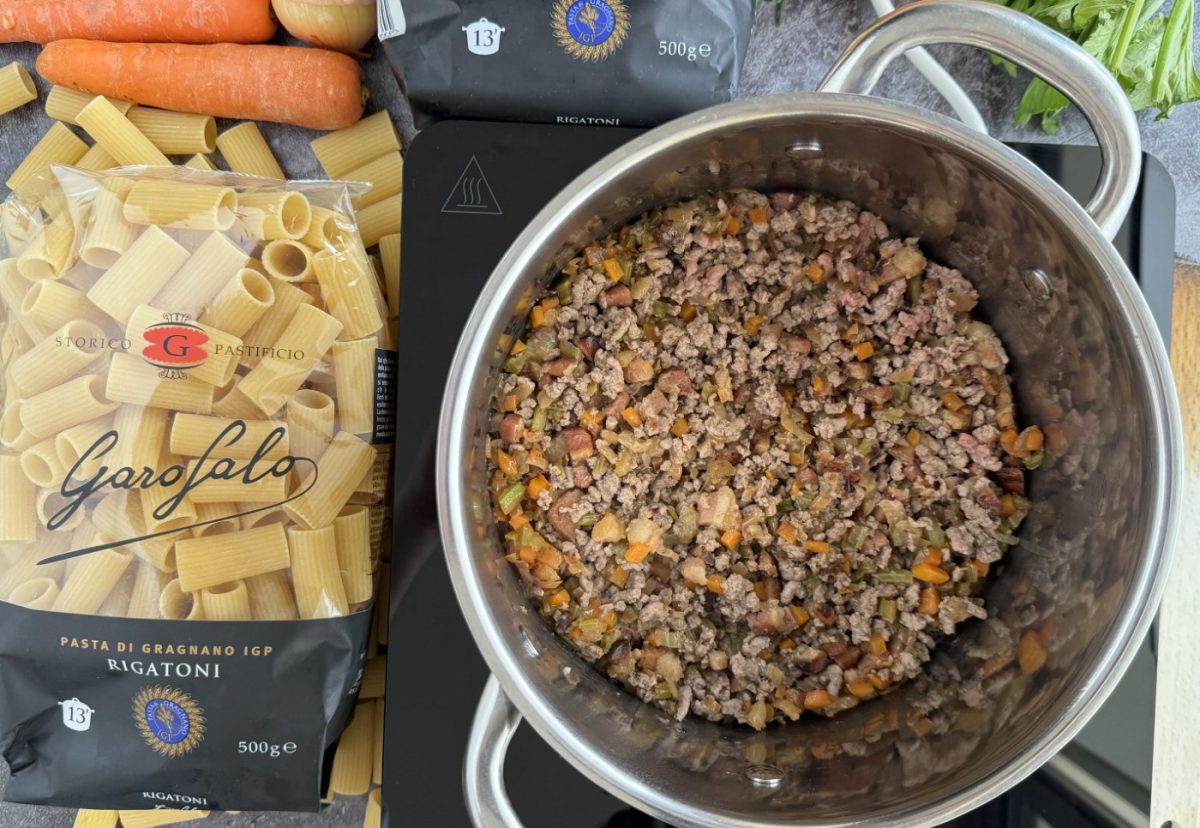 Salsa boloñesa o ragú alla Bolognese