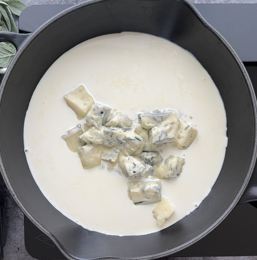 Salsa italiana gorgonzola. Un toque cremoso para tus platos