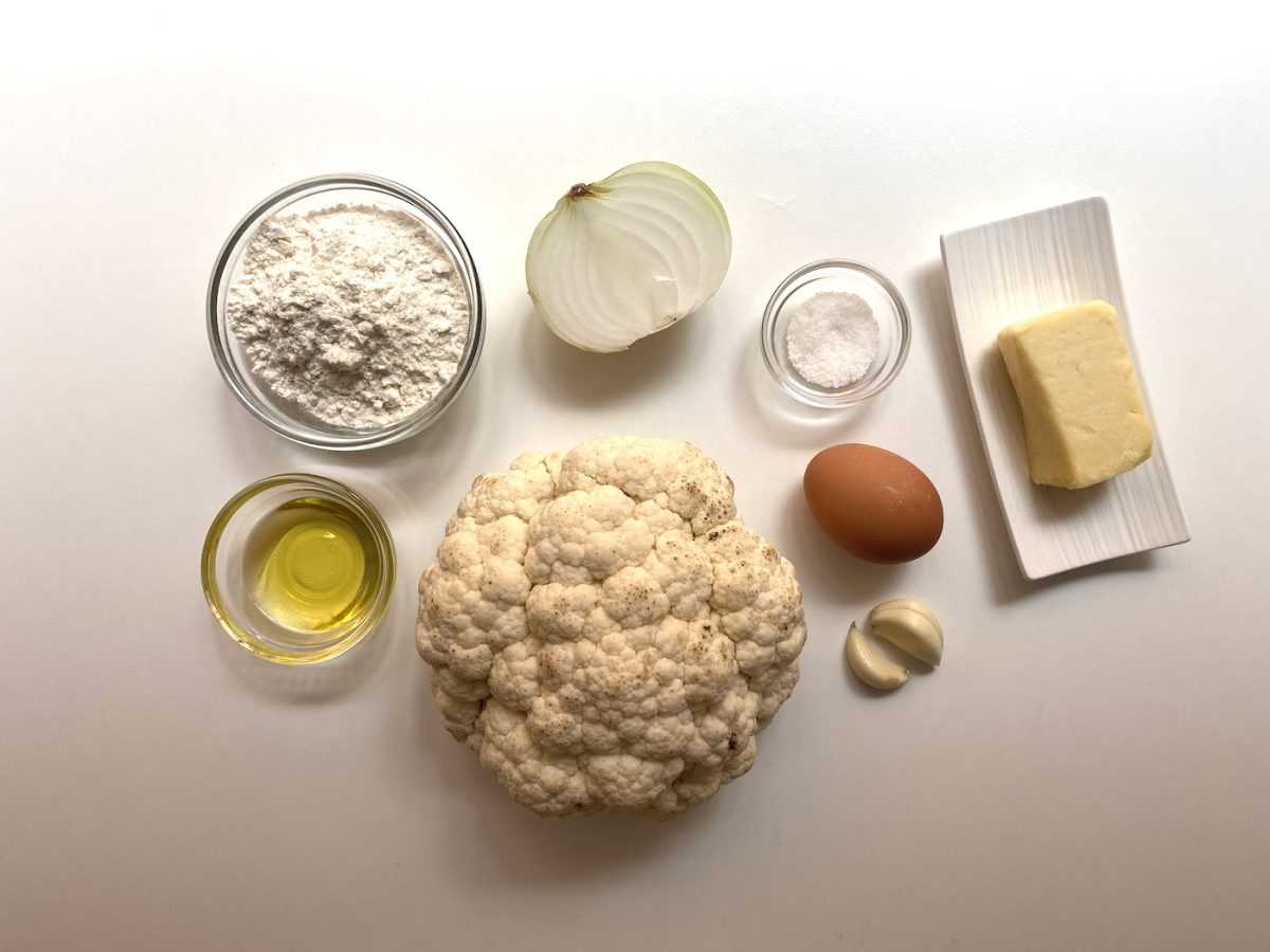 Tortitas de coliflor y queso. Una receta fácil, rápida y deliciosa