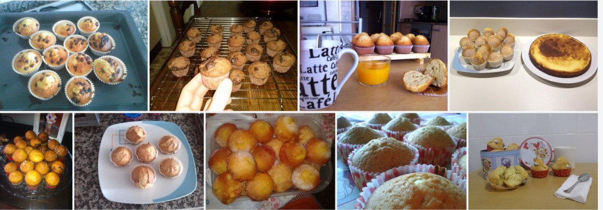 Cómo hacer magdalenas caseras y esponjosas, con copete