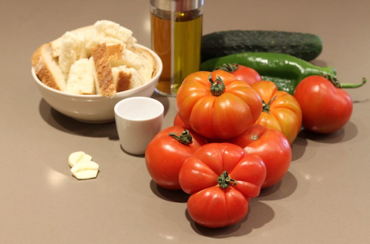 Receta de gazpacho andaluz: ingredientes