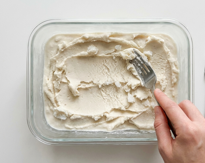 Helado de coco. Un postre refrescante y cremoso para todo el año