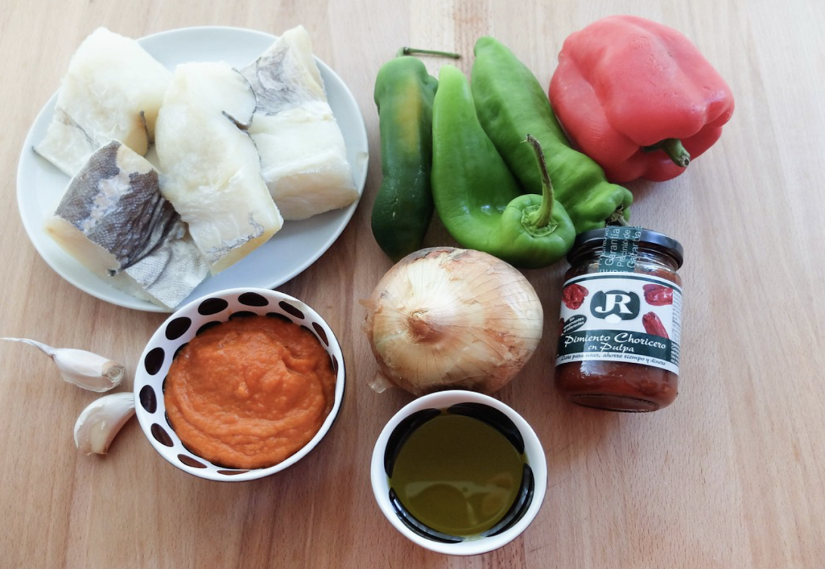 Bacalao al ajoarriero. receta tradicional paso a paso