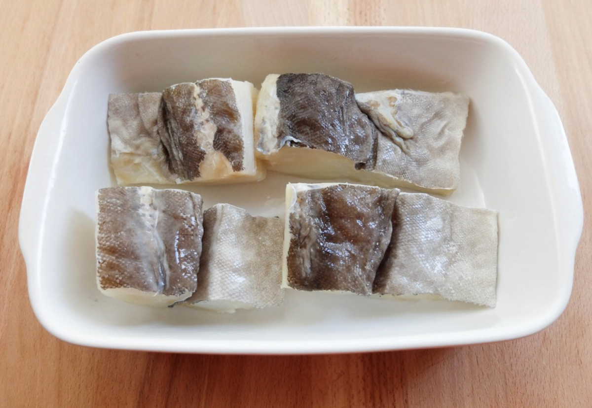 Bacalao al ajoarriero. receta tradicional paso a paso