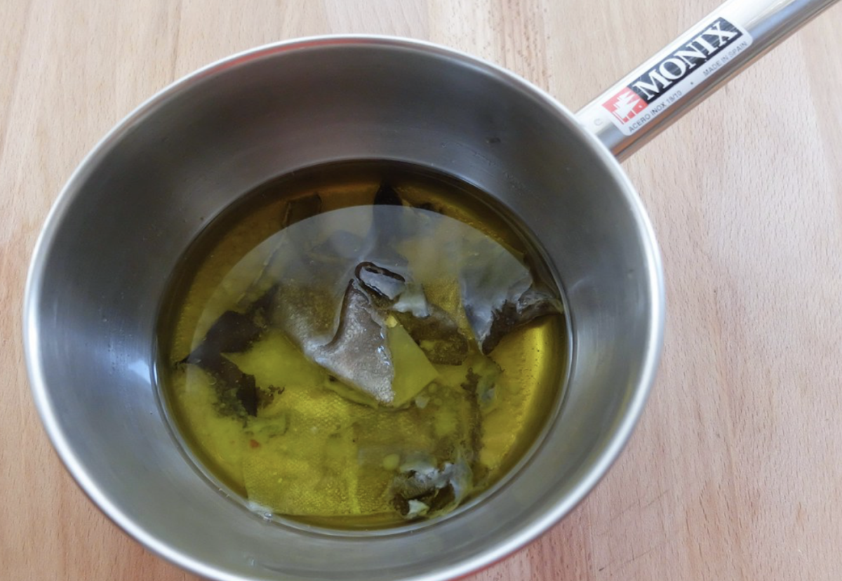 Bacalao al ajoarriero. receta tradicional paso a paso