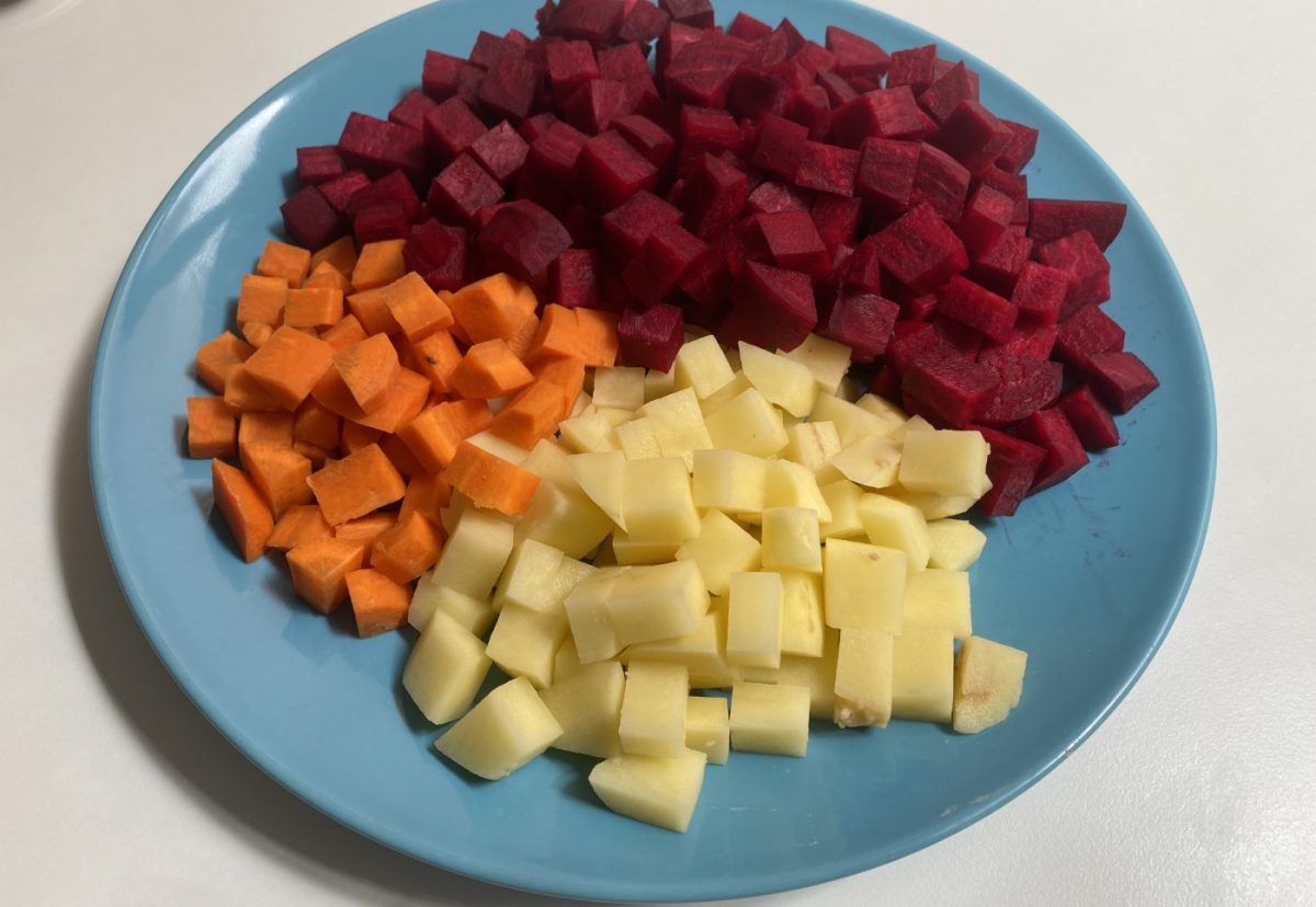Borsch. Tradicional sopa de remolacha ucraniana