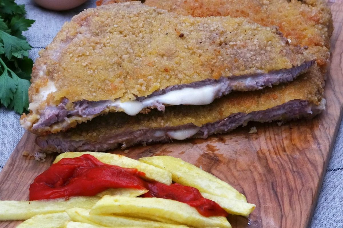 Cachopo de ternera. Receta asturiana paso a paso