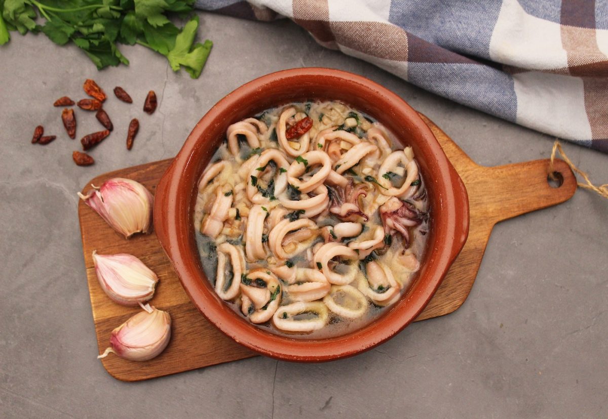 Calamares al ajillo, un clásico fácil y delicioso