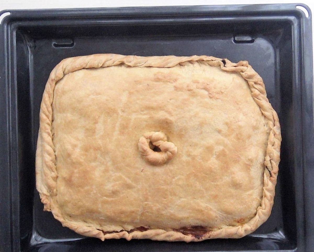 Empanada de atún casera: resultado final