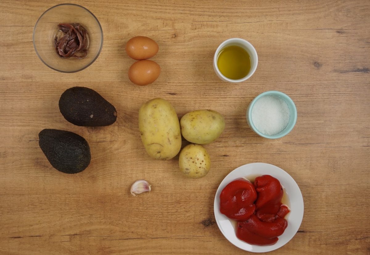 Ensalada de aguacate y patata