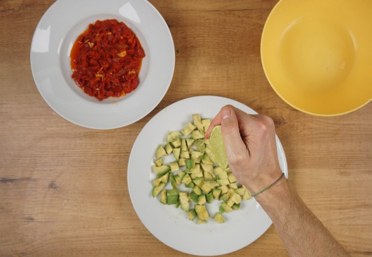 Ensalada de aguacate y patata