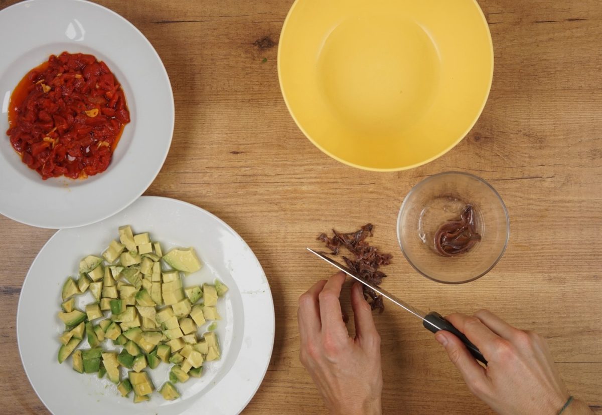 Ensalada de aguacate y patata