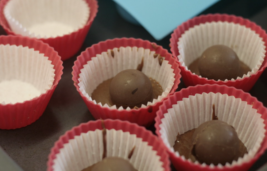 Magdalenas de chocolate