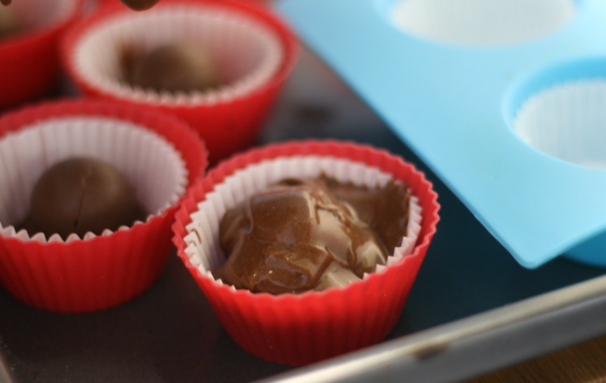 Magdalenas de chocolate