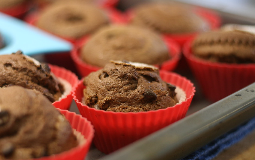 Magdalenas de chocolate
