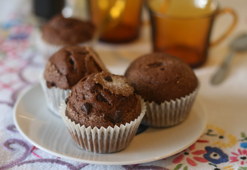 Magdalenas de chocolate