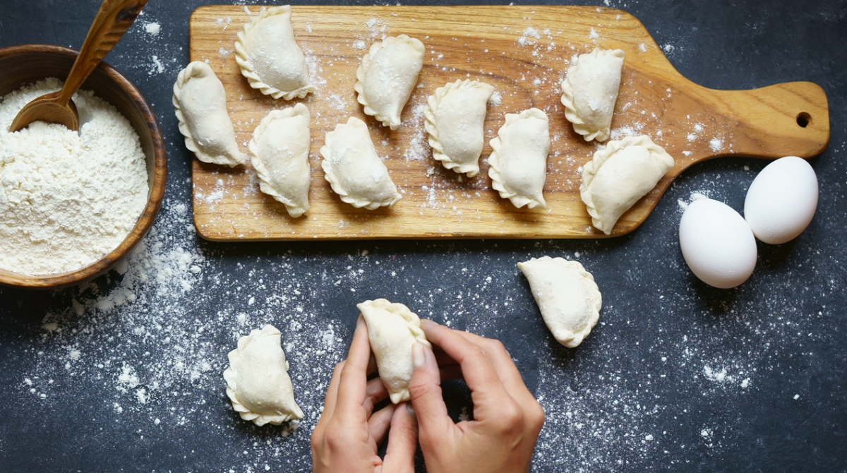 Pierogi. Ricas empanadillas polacas de patata y queso