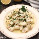 Sepia a la plancha con ajo y perejil. Una receta lista en  minutos