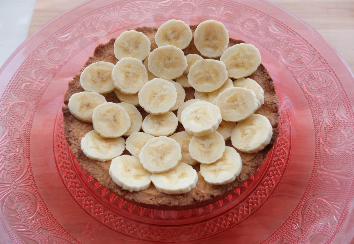 Banoffee pie. Delicioso postre de plátano y caramelo