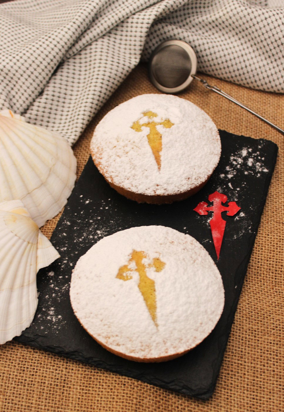 Mini tartas de Santiago. Pequeños placeres tradicionales