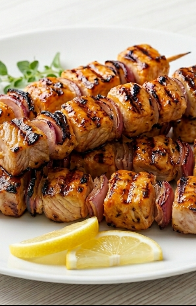 Souvlaki. La brocheta griega paso a paso