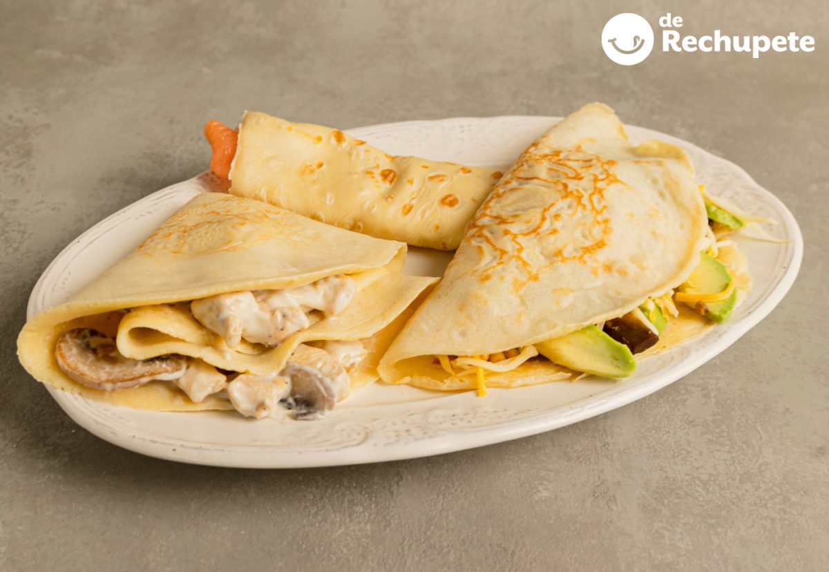 Conoce estas  recetas de crepes saladas
