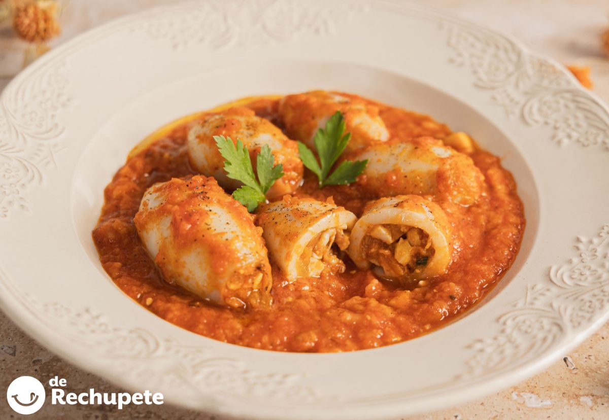 Chipirones rellenos. Receta de un clásico delicioso