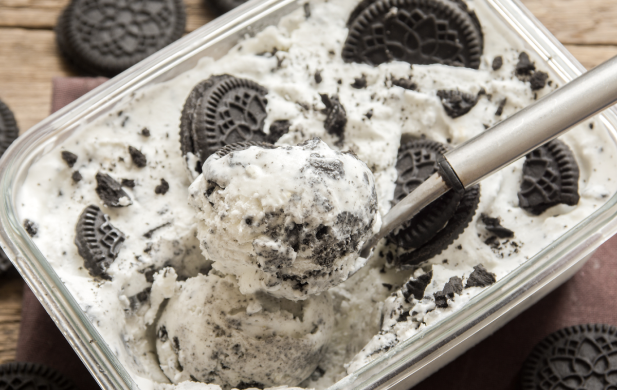 Cómo hacer helado de galletas Oreo sin heladera