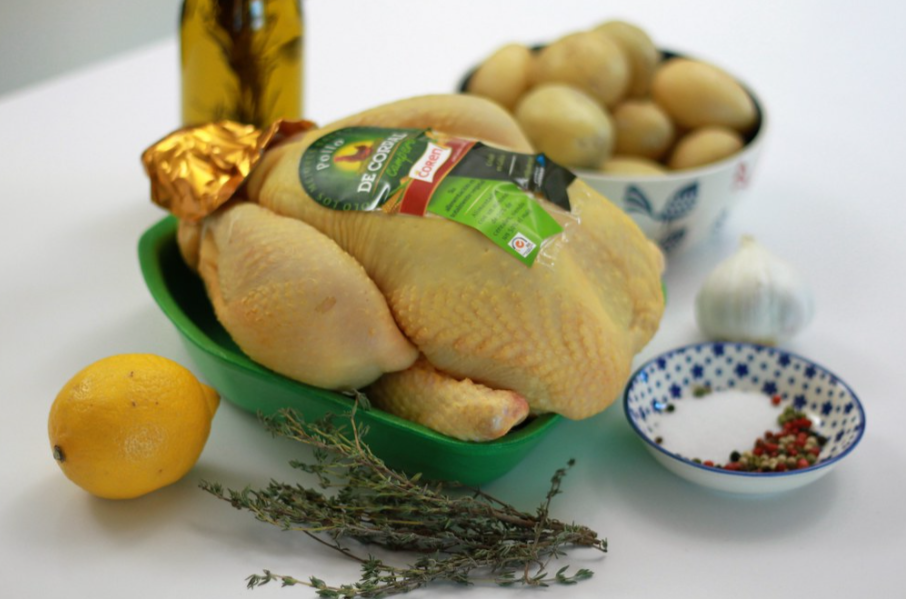 Receta de pollo al horno: ingredientes