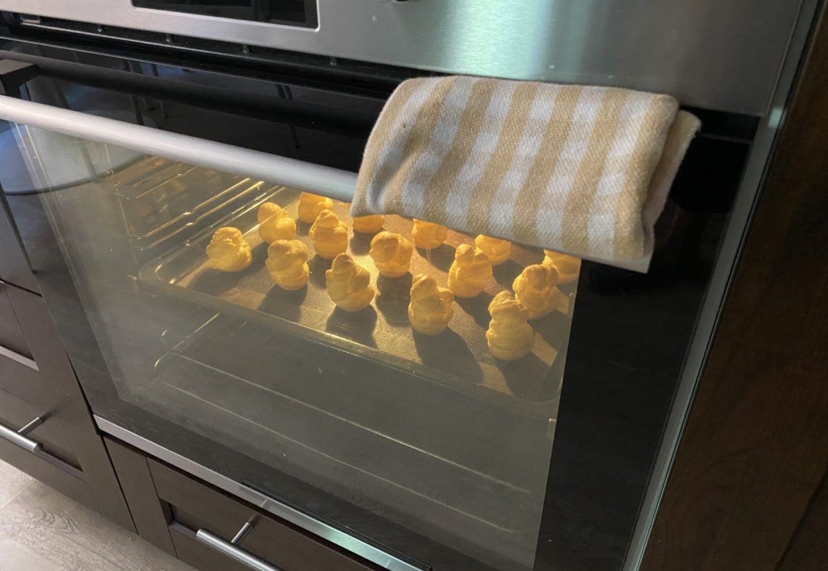 Profiteroles con tres rellenos paso a paso