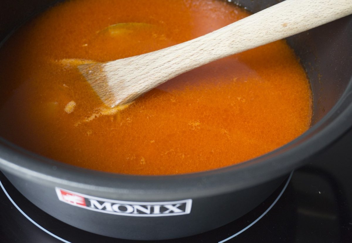 Receta de sopa de pescado a la vasca paso a paso
