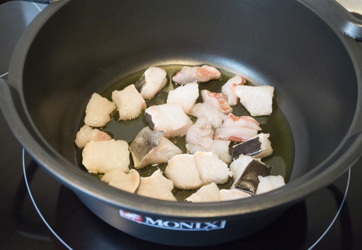 Receta de sopa de pescado a la vasca paso a paso