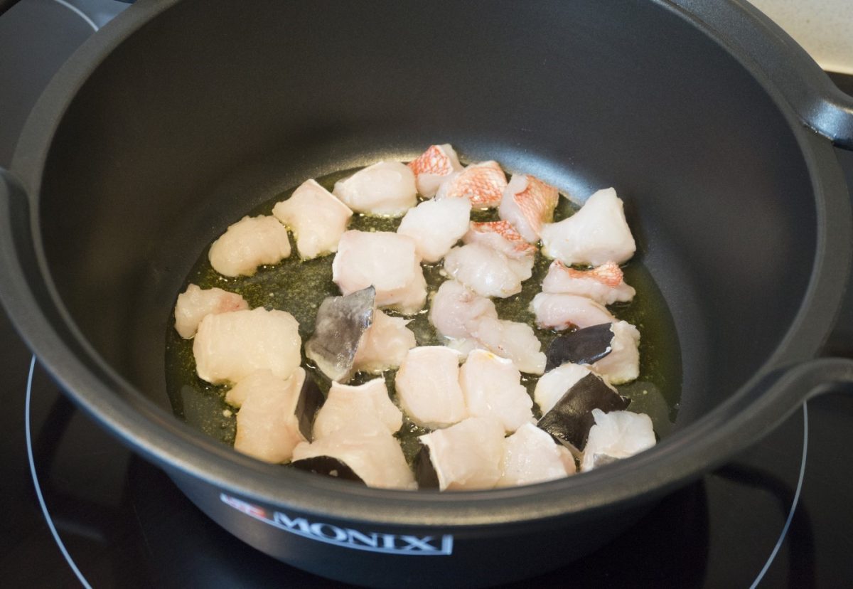 Receta de sopa de pescado a la vasca paso a paso