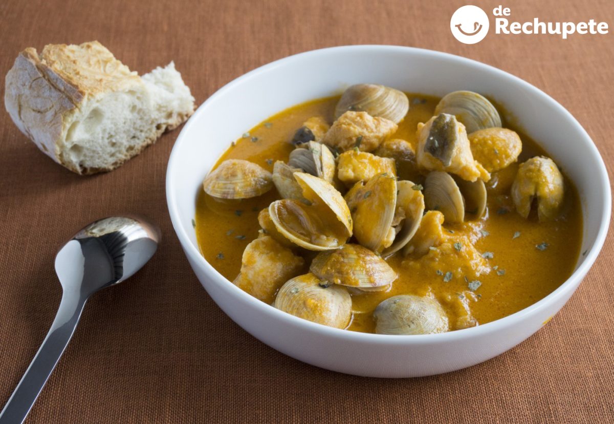 Receta de sopa de pescado a la vasca paso a paso