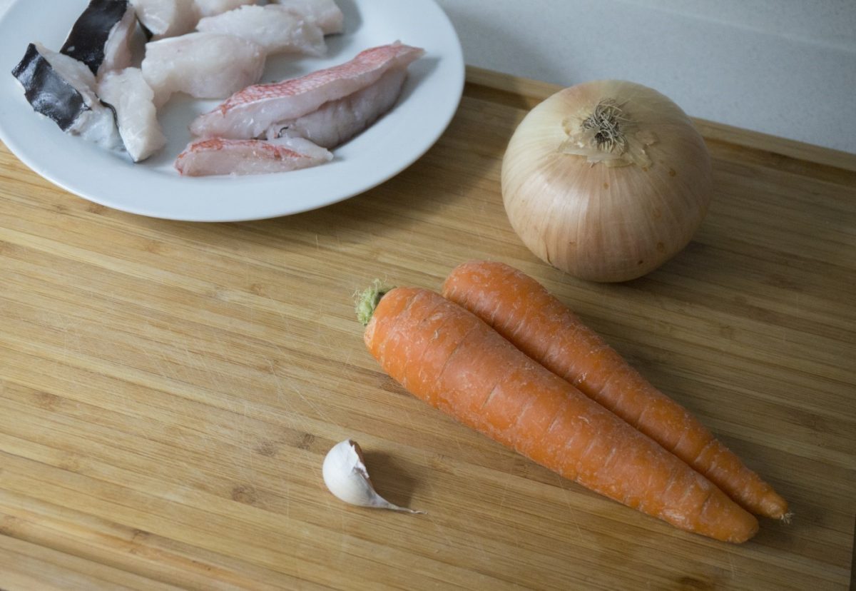 Receta de sopa de pescado a la vasca paso a paso