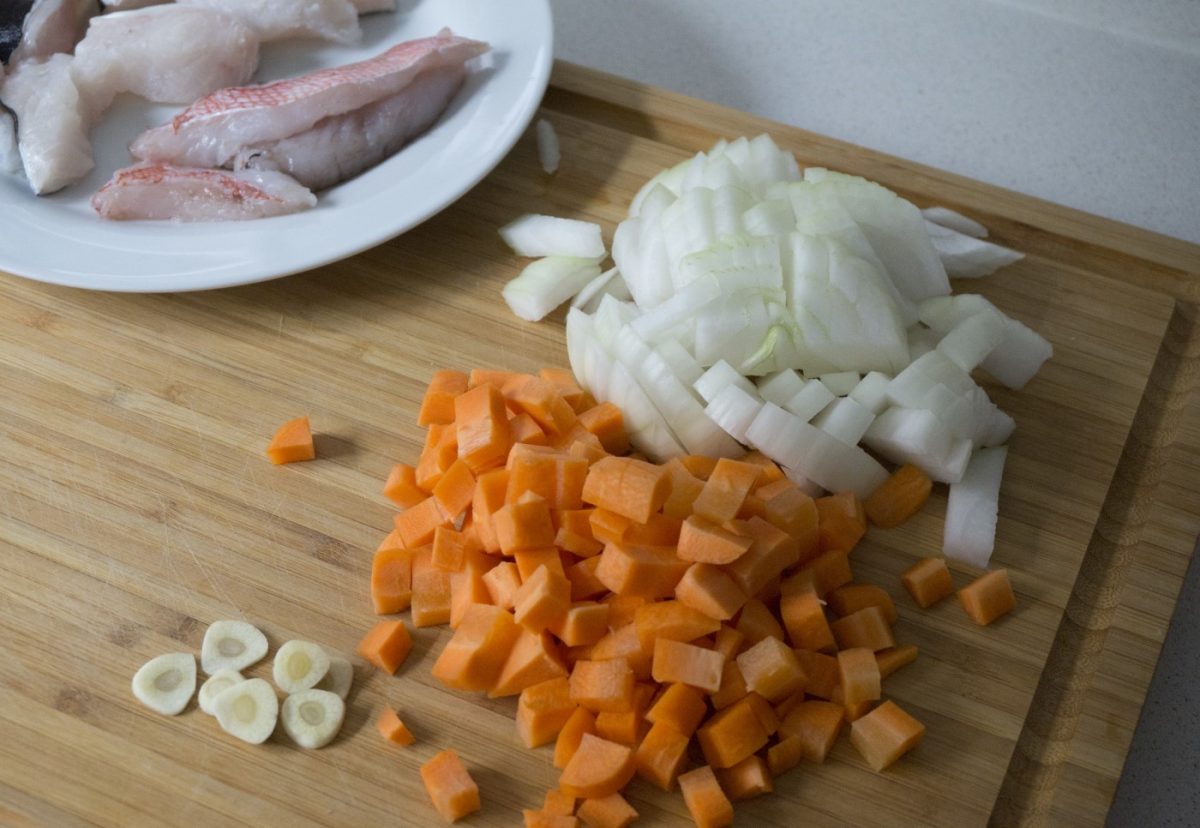 Receta de sopa de pescado a la vasca paso a paso