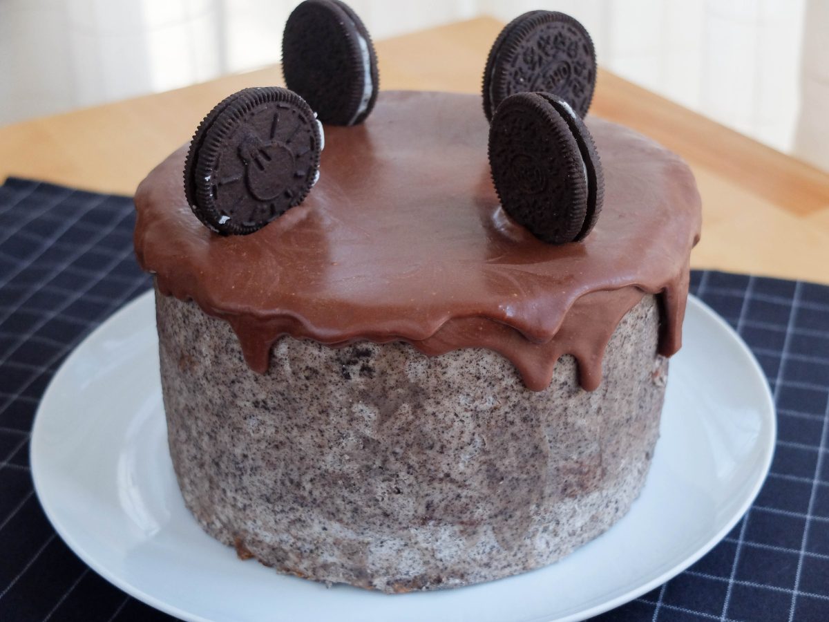 Tarta de galletas Oreo especial para cumpleaños
