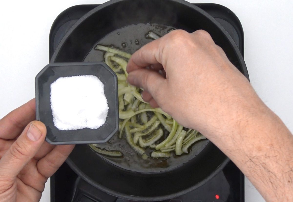 Tortilla de gambas. Una receta lista en 15 minutos