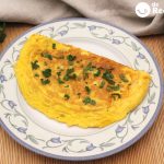 Tortilla de gambas. Una receta lista en minutos