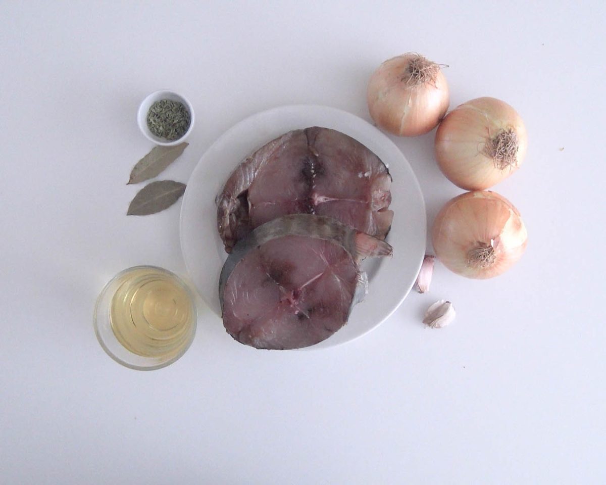 bonito encebollado paso 1
